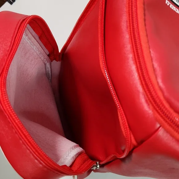 Faux Leather Red Budweiser Soft-sided Cooler Bag - Picture 6 of 12